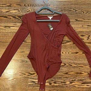 Rusty color body suit